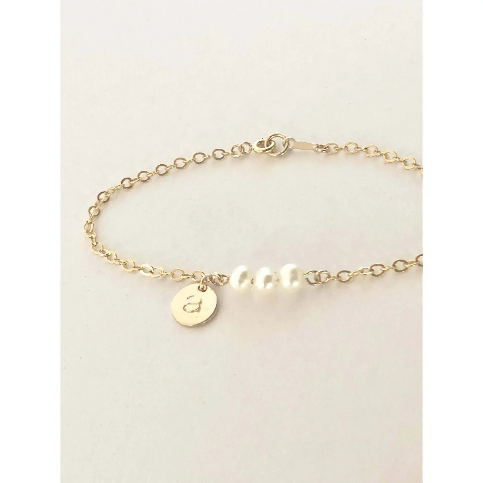 Personalised Pearl Bracelet-Deluxur