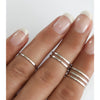 Round Stacking Rings - Deluxur