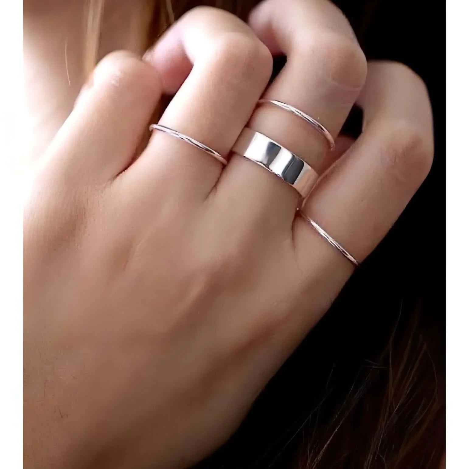 Round Stacking Rings - Deluxur