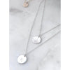 Roxie Hammered Initial Necklace-Deluxur